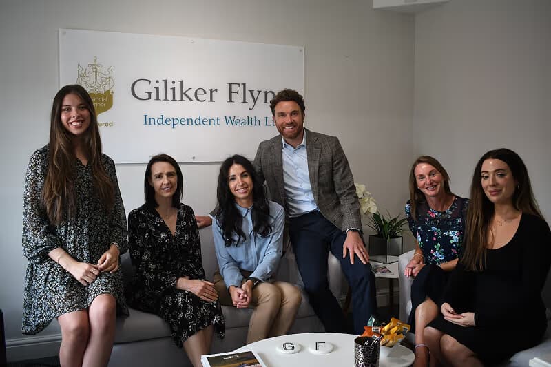 The Giliker Flynn team in their Newcastle-under-Lyme office
