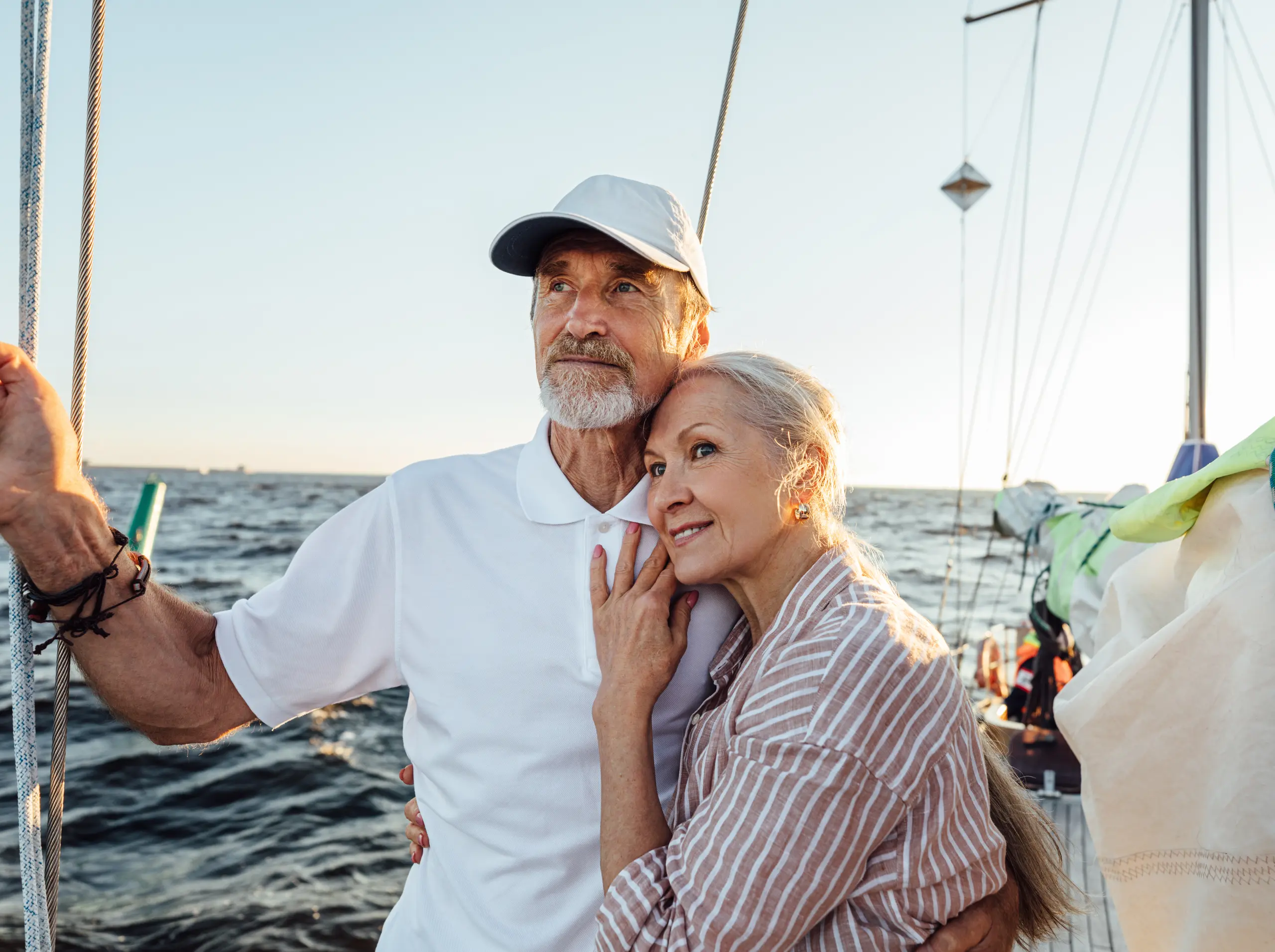 A couple enjoying time together in retirement